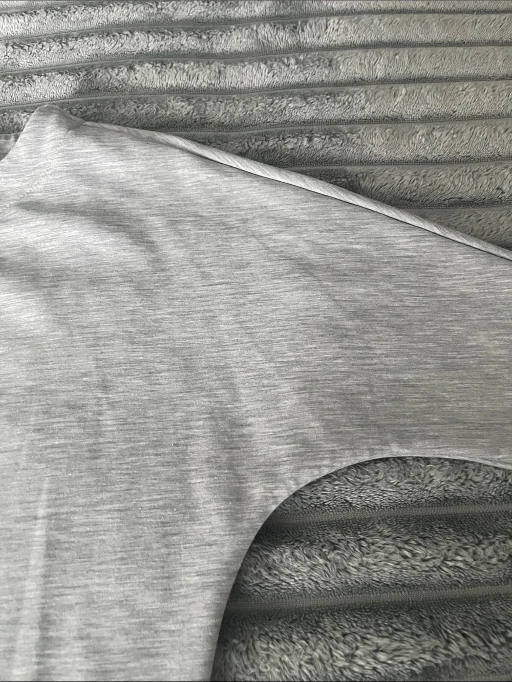 White House Black Market Light Gray Pullover Sweatshirt
